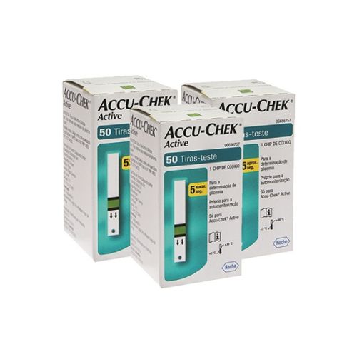 Tudo sobre 'Accu Chek Active Roche com 150 Tiras'