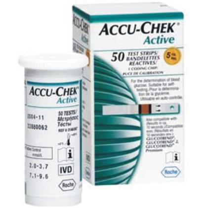 Tiras para Glicemia 150 Unidades Accu Chek Active1 - Roche