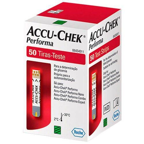 Accu-chek Performa com 50 Tiras Reagentes