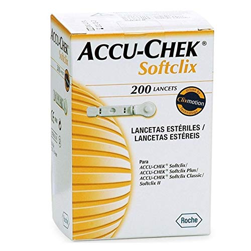 Accu-Chek Softclix C/ 200 Lancetas para Uso com o Lancetador Accu-Chek Active