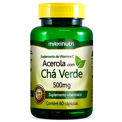Acerola com Chá Verde - 60 Cápsulas - Maxinutri