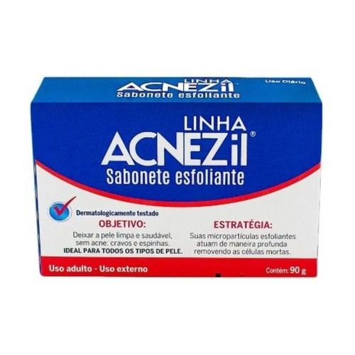 Acnezil Sabonete Barra Esfoliante 90g