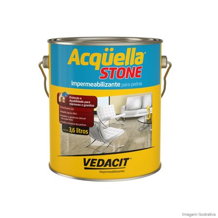 Acquella Stone 3,6 Litros Incolor Vedacit