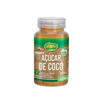 Açúcar de Coco 150g Organico Unilife