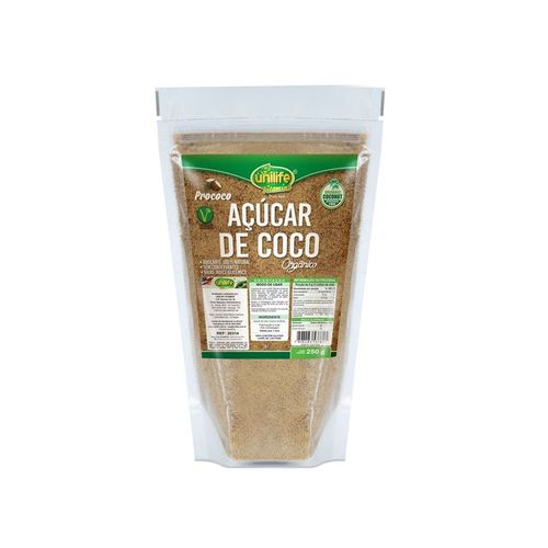 Açúcar de Coco Orgânico 250g Unilife