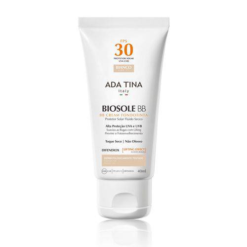 Tudo sobre 'Ada Tina Biosole Bb Cream Fps 30 Bianco Cor 15 - Protetor Solar Anti-idade 40ml'