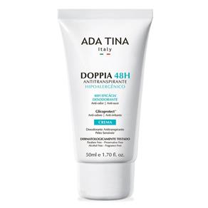 Ada Tina Doppia 48H Antitranspirante Hipoalergênico - Desodorante Antitranspirante em Creme - 50ml