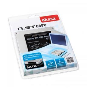 Adaptador AKASA N.Stor S9 para HD 2.5 SATA HDD & SSD, 7mm e 9.5mm - AK-OA2SSA-03 1669 1669