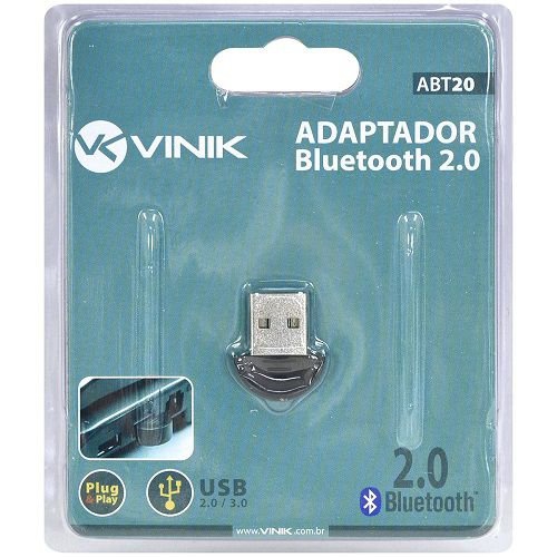Adaptador Bluetooth Mini 2.0 ABT20 Vinik 26314