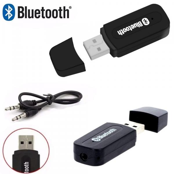 Adaptador Bluetooth Receptor Wireless Usb Musica Carro P2 - Generico
