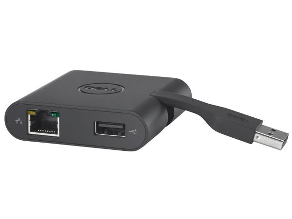 Tudo sobre 'Adaptador Compacto Universal Dell - USB 3.0 VGA HDMI USB Ethernet'