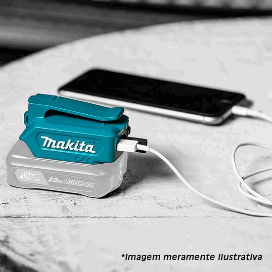 Adaptador Compacto USB para Carregar Dispositivos Móveis - ADP06 - Makita