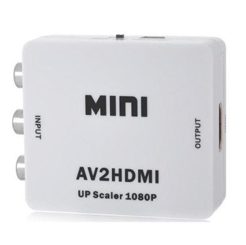 Adaptador Conversor de Rca Video Composto Av para Hdmi - Av2hdmi
