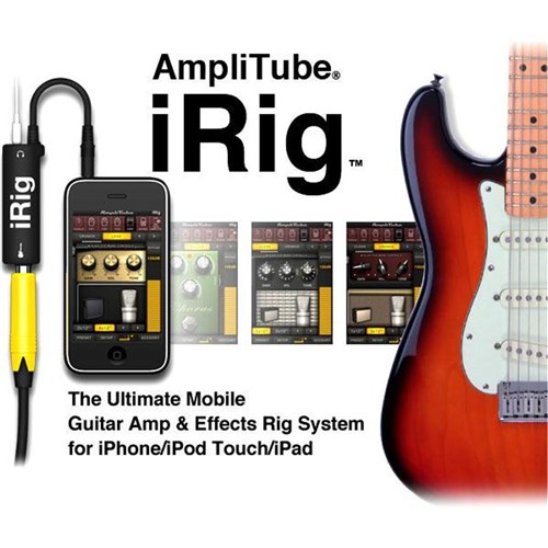Tudo sobre 'Adaptador De Guitarra Irig Amplitube Para Ipad Ipod Iphone 4, 5 E 6'