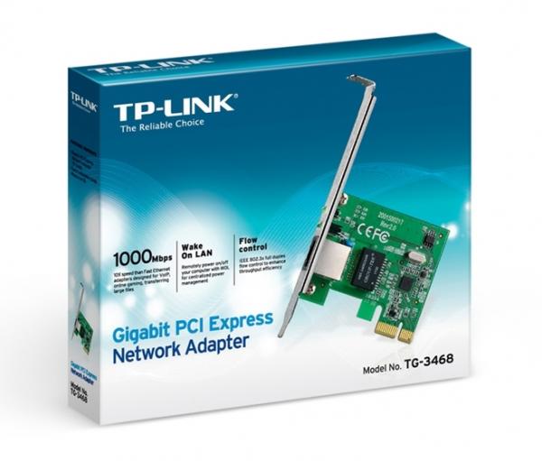 Adaptador de Rede Gigabit PCI Express TG-3468 - Tp-link