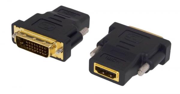 Adaptador DVI-D Macho para HDMI Fêmea - Md9 Info