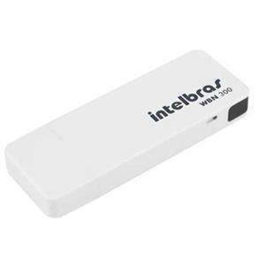 Adaptador Intelbras WBN 300 Wireless, USB, N300 Mbps – Branco
