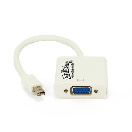 Adaptador Mini DisplayPort para VGA Branco
