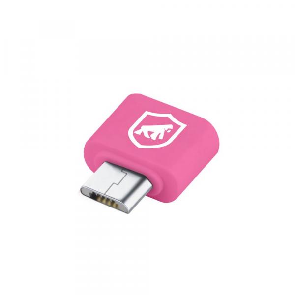 Adaptador OTG Rosa - V8 para USB - Gorila Shield