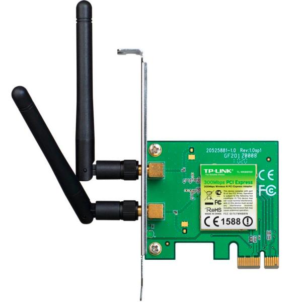 Adaptador PCI Express Wireless TL-WN881ND de 300 Mbps Tp-Link - TP-Link