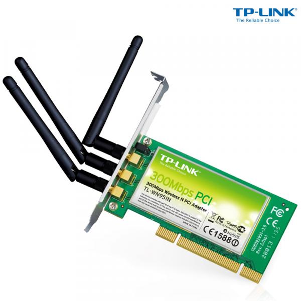 Adaptador PCI Wireless N 300mbps Tl-WN951N - TP-Link