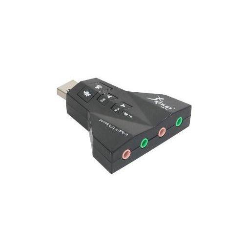 Tudo sobre 'Adaptador Placa Som USB 7.1 Canal Virtual HB-T65 Knup'