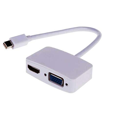 Adaptador Thunderbolt Mini DisplayPort VGA e HDMI Multiport