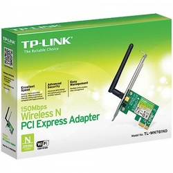 Tudo sobre 'Adaptador TP-Link PCI Express 150Mbps TL-WN781ND'