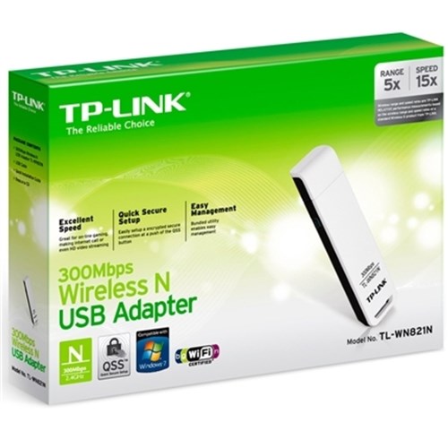 Adaptador Usb 300Mbps Tl-Wn821n Tp-Link