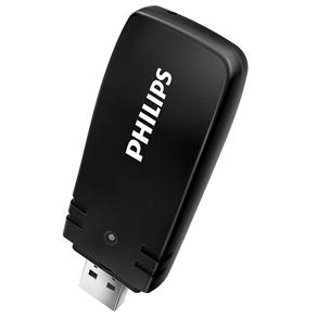 Adaptador USB Philips WUB1110/00 Preto com Conexão Wi-Fi Integrado