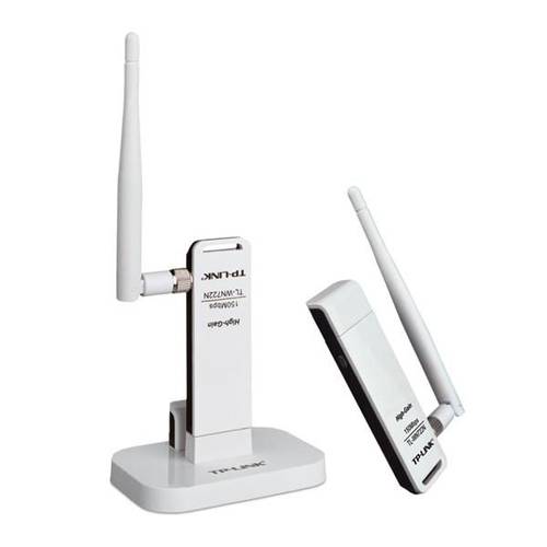 Adaptador Usb Tp-Link Tl-Wn722nc Wireless - 150 Mbps, 1 Antena Destacável, Base Usb