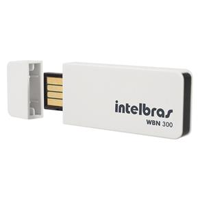 Adaptador USB Wireless 300Mbps Branco N WBN300 - Intelbras