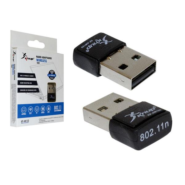 Adaptador USB Wireless 150MBPS Wifi KP-AW153 - Knup