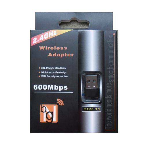 Adaptador Usb Wireless 600mbps Mini ...