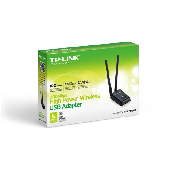 Adaptador Usb Wireless de Alta Potência de 300Mbps TL-WN8200ND - Tp-link
