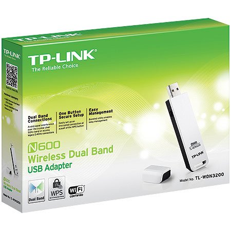 Adaptador USB Wireless TP-LINK TL-WDN3200 Dual BAND N600
