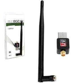 Adaptador Wireless 150 Mbps com Antena Usb 2.0 802.11N 802.11N