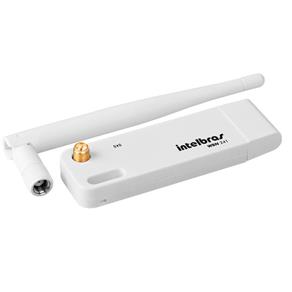 Adaptador Wireless Intelbras WBN241 USB 150 Mbps com Antena Removível