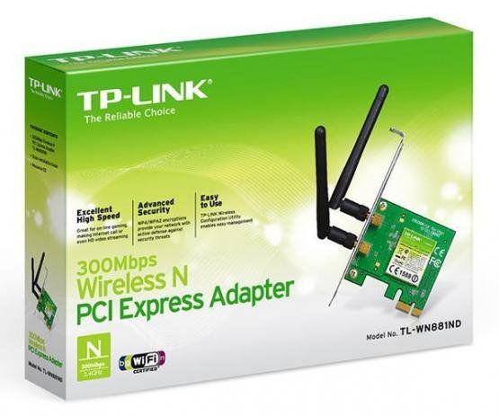 Adaptador Wireless Pci Express Tp-link Tl-wn881nd 300mbps Nf