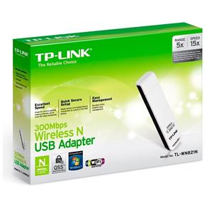 Adaptador Wireless TP-LINK USB N 300MBPS (TL-WN821N BR)