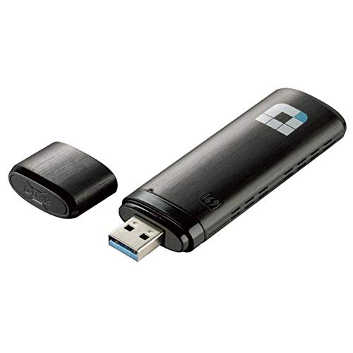 Adaptador Wireless - USB 2.0 - D-Link Dual-Band AC1200 - Preto - DWA-182