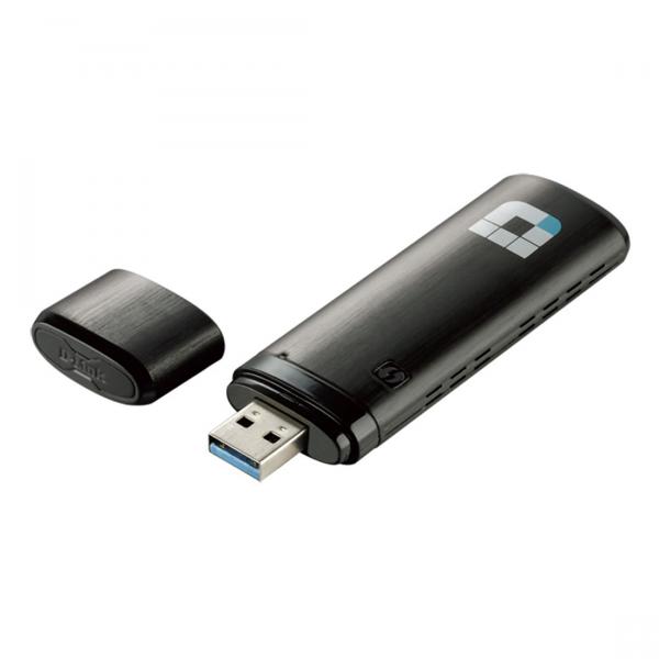 Adaptador Wireless USB Dual Band AC1200 DWA-182 - D-Link