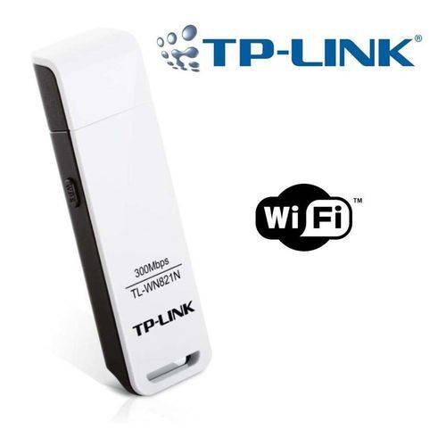 Adaptador Wireless USB N 300Mpbs TL-WN821N - TP-Link