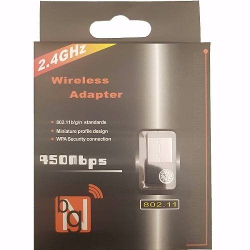 Adaptador Wireless Usb Wifi 950mbps 2.4ghz
