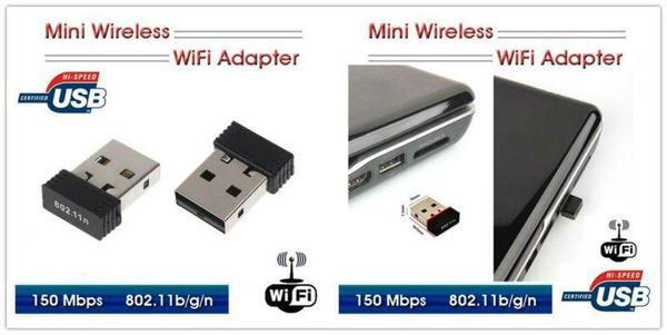 Adaptador Wireless Usb Wifi Nano Rede Sem Fio 150mbps - 7893590574739