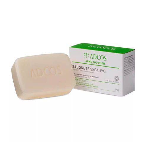 Adcos Acne Solution Sabonete Secativo em Barra 90g