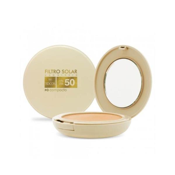 Adcos Filtro Solar Fps50 Pó Compacto Peach 11g
