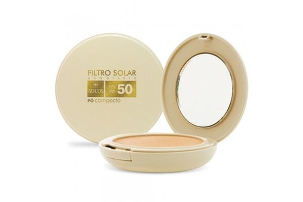 Adcos Filtro Solar Tonalizante FPS50 Pó Compacto 11g Beige