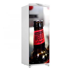 Adesivo de Geladeira Porta Cerveja Hells 150X60cm