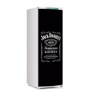 Adesivo de Geladeira Porta Jack Daniels Rótulo 150X60cm